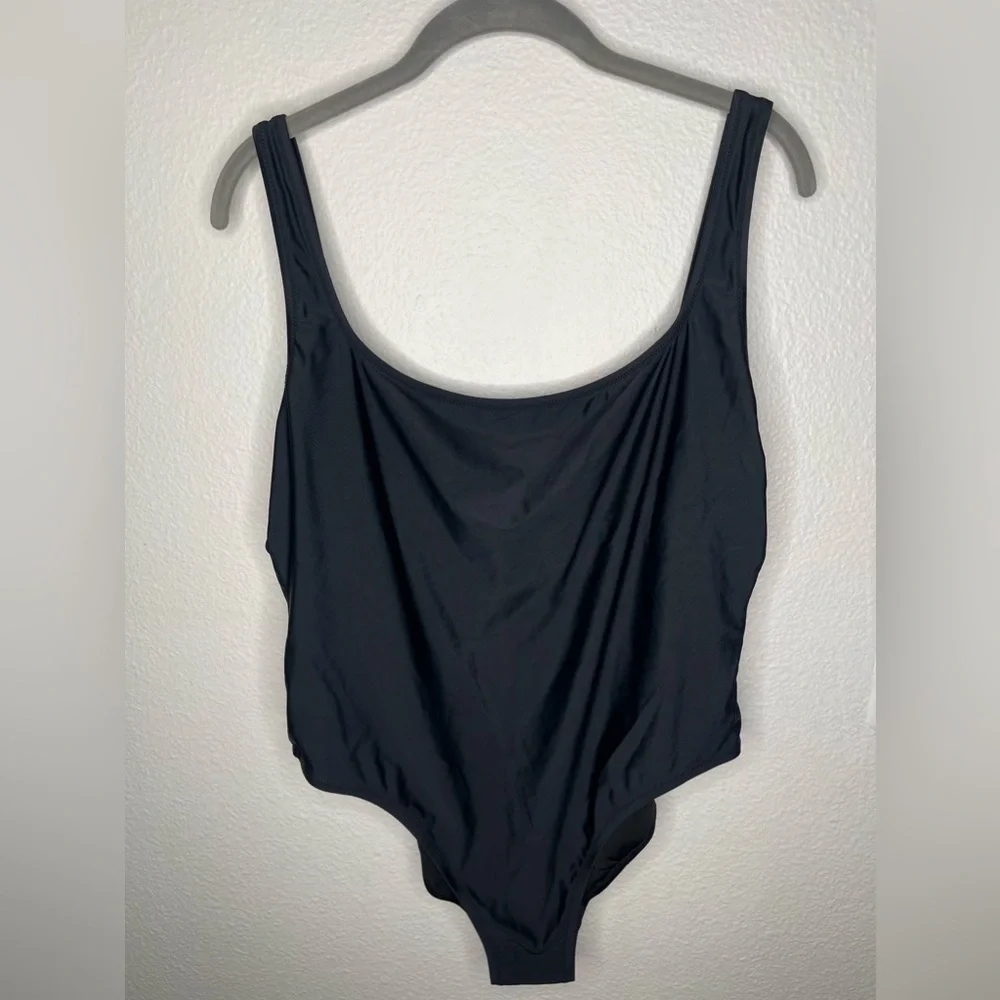 MADEWELL- Second Wave Square-Neck Tank One-Piece Swimsuit Beach Lake Pool xxl